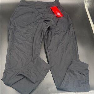 The Gym People Black Athletic Jogger Leggings NWT